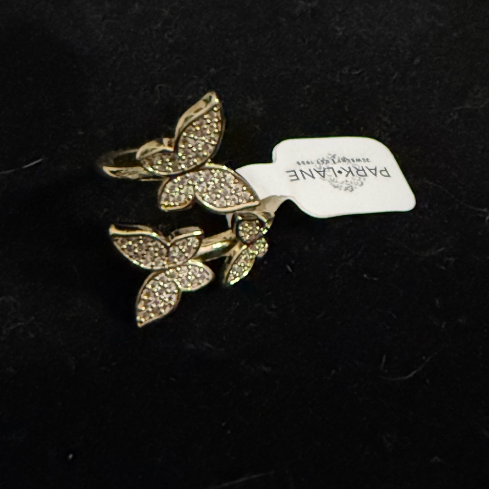 Park Lane Gold Triple Butterfly Ring